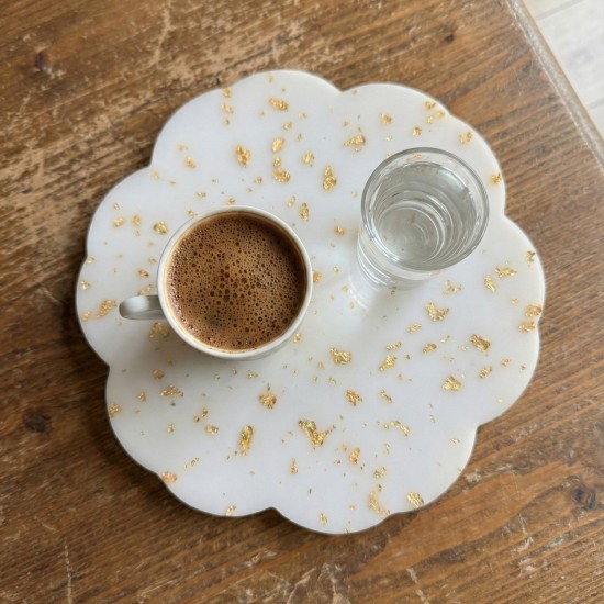 Epoksi Papatya Model Tepsi Kalıbı 16 CM