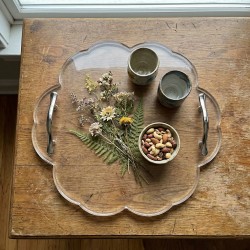 Epoksi Papatya Model Tepsi Kalıbı 20 CM