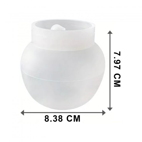 Epoksi Silikon 3D Elma Şekilli Dekorasyon Kalıbı