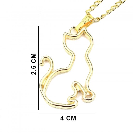 Epoksi Oturan Kedi Model Metal Kolye Takı Ucu (5 Adet)