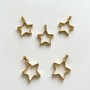 Epoksi Yıldız Model Metal Kolye Takı Ucu (5 Adet)