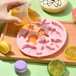Silikon Safari Figürleri Şeker Hamuru Ve Jelibon Kalıbı 9 Lu