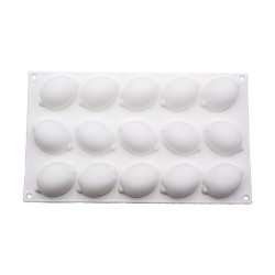 3D Meyve Limon Şekilli Silikon Kalıp Pasta Kek ve Çikolata Kalıbı 15 Li