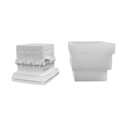 Silikon 3D Kabe Model Taş Tozu ve Mum Kalıbı