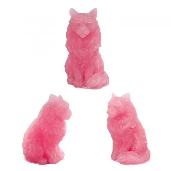 Silikon 3D Kedi Figürü Mum Kalıbı