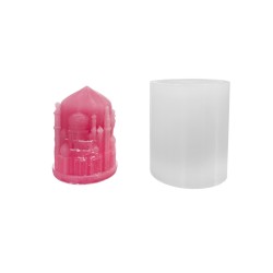 Silikon 3D Cami Motifli Mum Kalıbı