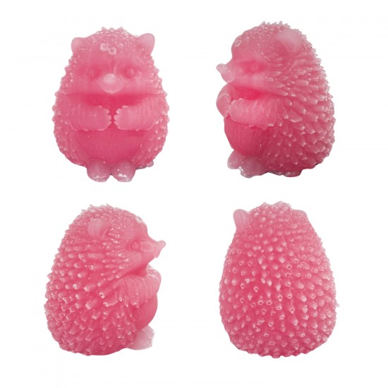 Silikon 3D Sevimli Kirpi Mum Kalıbı