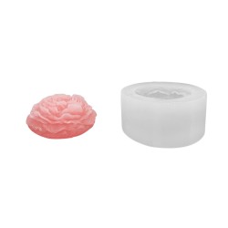 Silikon 3D Küçük Boy Şakayık Çiçeği Mum Kalıbı