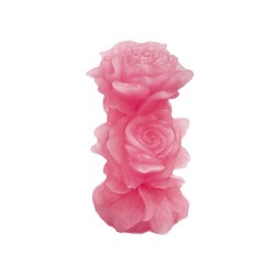 Silikon 3D Sarmaşık Gül Mum Kalıbı