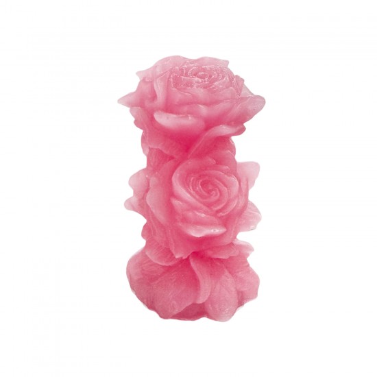 Silikon 3D Sarmaşık Gül Mum Kalıbı