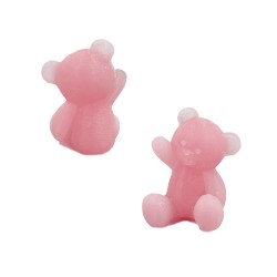 Silikon 3D El Sallayan Sevimli Ayıcık Mum Kalıbı