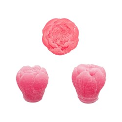 Silikon 3D Şakayık Goncası Mum Kalıbı