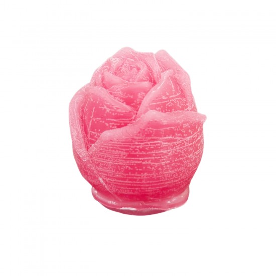 Silikon 3D Gül Goncası Mum Kalıbı