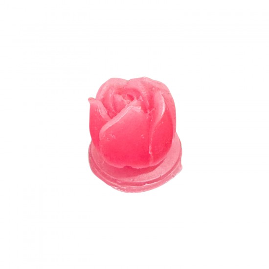 Silikon 3D Mini Süslemelik Gül Mum Kalıbı