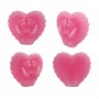 Silikon 3D Kalp Kanatlı Bebek Ayağı Mum Kalıbı