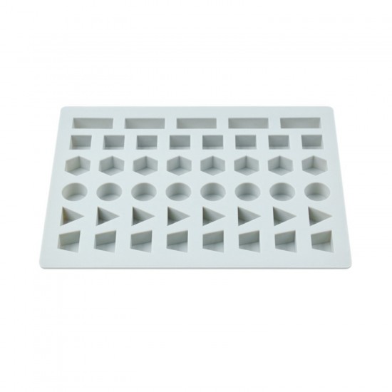 Silikon Minyatür Geometrik Şekiller Haribo Çikolata Ve Jelibon Kalıbı