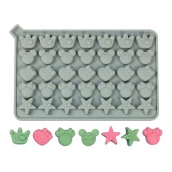 Silikon Mickey Mouse Ve Kral Tacı Yıldız Figürleri Haribo Çikolata Ve Jelibon Kalıbı