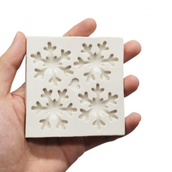 Silikon Kartanesi Şeker Hamuru Kalıbı 4 Lü