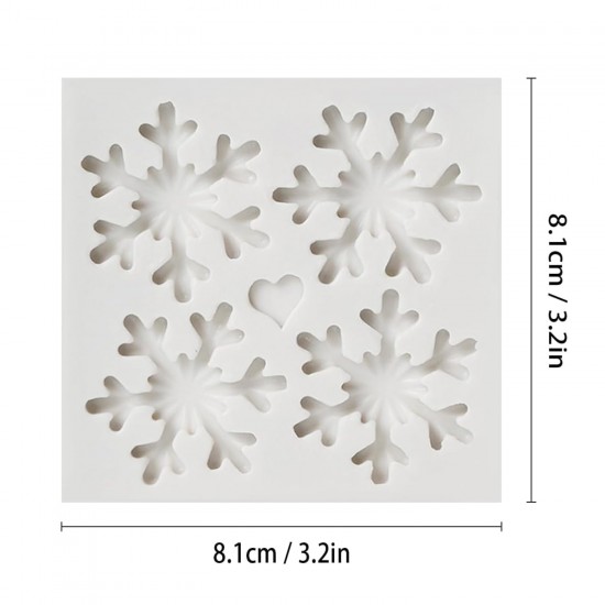 Silikon Kartanesi Şeker Hamuru Kalıbı 4 Lü