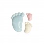 Silikon Bombeli Bebek Ayağı Şekilli Şeker Hamuru Kalıbı