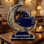 Epoksi Ramazan Temalı Ayaklı Ay Hilal ve Cami Figürlü Dekor Kalıbı