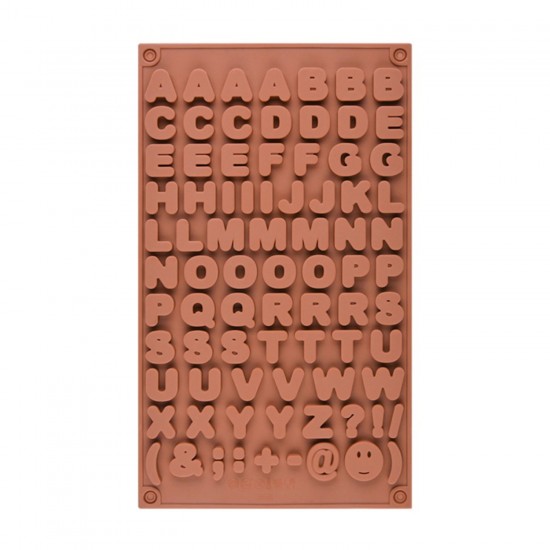 Silikon Bubble Alfabe Harfleri Çikolata Kalıbı 2 CM