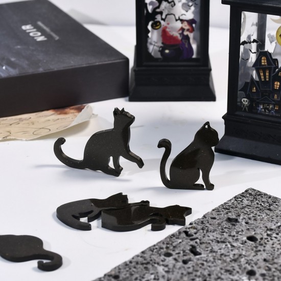 Epoksi Çoklu Kedi Figürleri Kolye Ve Anahtarlık Kalıbı 8 Li
