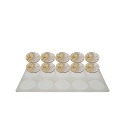 Epoksi Silikon Kalıp Çoklu Magnet Kalıbı Düz Yuvarlak Seri Döküm Kalıbı 5 CM  10 Lu Epoksi Silikon Kalıp Çoklu Magnet Kalıbı Düz Yuvarlak Seri Döküm Kalıbı 5 CM  10 Lu