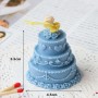 Silikon Kalıp 3 Katlı Pasta Kalıbı M14-3 Silikon Kalıp 3 Katlı Pasta Kalıbı M14-3