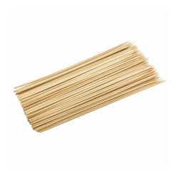 Ahşap Çöp Şiş Çubuğu 3 MMX300 MM (100 Adet) Ahşap Çöp Şiş Çubuğu 3 MMX300 MM (100 Adet)