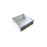 Asetat Kapaklı Karton Kutu Mermer Desenli 8X8X3 (50 Adet)