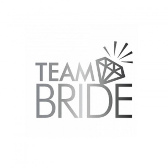 Team Bride Varaklı Geçici Dövme Elmas Baskılı (10 Adet)