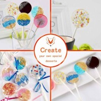 Çubuklu Silikon Yuvarlak Lolipop Şeker Kalıbı-8 li BT078-2