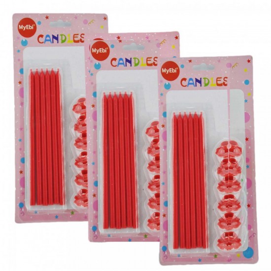 Doğum Günü Pasta Mumu Renkli 6 Lı Doğum Günü Pasta Mumu Renkli 6 Lı