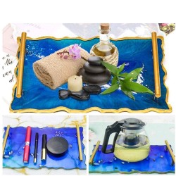 Epoksi Silikon Dalgalı Tepsi Kalıbı Dikdörtgen Büyük Boy 25X38CM Epoksi Silikon Dalgalı Tepsi Kalıbı Dikdörtgen Büyük Boy 25X38CM