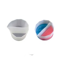 Epoksi Silikon İki Bölmeli Boya Karıştırma Ve Döküm Kabı Epoksi Silikon İki Bölmeli Boya Karıştırma Ve Döküm Kabı