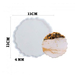 Epoksi Silikon  Kalıp  Dalgalı Yuvarlak  Model 11 CM Epoksi Silikon  Kalıp  Dalgalı Yuvarlak  Model 11 CM