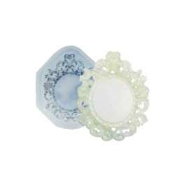 Epoksi Silikon Kalıp Desenli Çerçeve 7.3X6  CM Epoksi Silikon Kalıp Desenli Çerçeve 7.3X6  CM