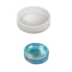 Epoksi Silikon Kalıp Küllük Kalıbı Yuvarlak 10.5X2.7 CM Epoksi Silikon Kalıp Küllük Kalıbı Yuvarlak 10.5X2.7 CM
