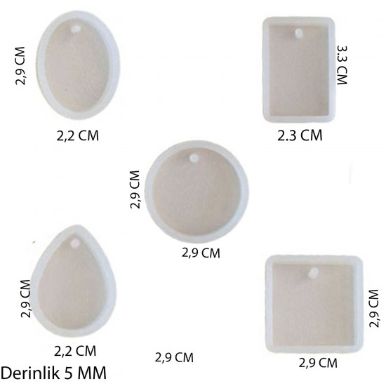 Silikon Çikolata Kurabiye Sabun Ve Epoksi Kalıbı 6 lı BT8157 Silikon Çikolata Kurabiye Sabun Ve Epoksi Kalıbı 6 lı BT8157