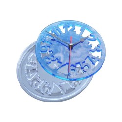 Epoksi Silikon Kalıp  Saat Kalıbı 15.3 CM Epoksi Silikon Kalıp  Saat Kalıbı 15.3 CM