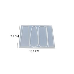 Epoksi Silikon Kalıp Toka Kalıbı 4 lü Düzensiz Epoksi Silikon Kalıp Toka Kalıbı 4 lü Düzensiz