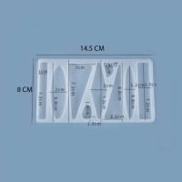 Epoksi Silikon Kalıp Toka Kalıbı 7 li Düzensiz Şekilli Epoksi Silikon Kalıp Toka Kalıbı 7 li Düzensiz Şekilli