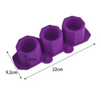 Epoksi Silikon Sekizgen Saksı ve Mumluk Kalıbı Epoksi Silikon Sekizgen Saksı ve Mumluk Kalıbı