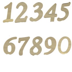 Gold Rakam Aynalı Pleksi 4 Cm - Flexi Rakam Sayı Gold Rakam Aynalı Pleksi 4 Cm - Flexi Rakam Sayı