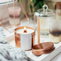 Ahşap Mum Fitili Ve Fitil Sehpası   10 CM  (100  Adet)