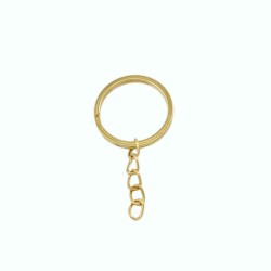 Anahtarlık Halkası Zincirli  5 Cm (50 Adet)