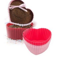 Silikon Kalpli Muffın Cup 6 Lı Set Silikon Kalpli Muffın Cup 6 Lı Set