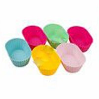 Silikon Oval Muffın Cup 6 Lı Set Silikon Oval Muffın Cup 6 Lı Set