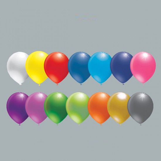 Balon 12 Baskınız Metalik Karışık Renk (20 Adet)